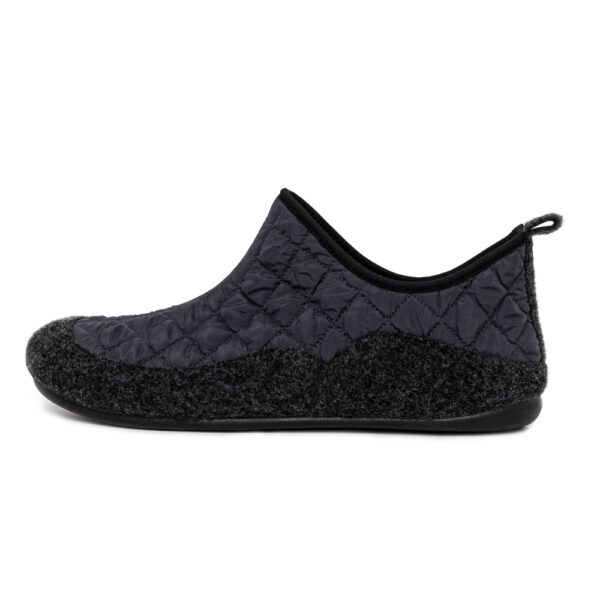 Mide mens' slippers by Snugtoes, charcoal.