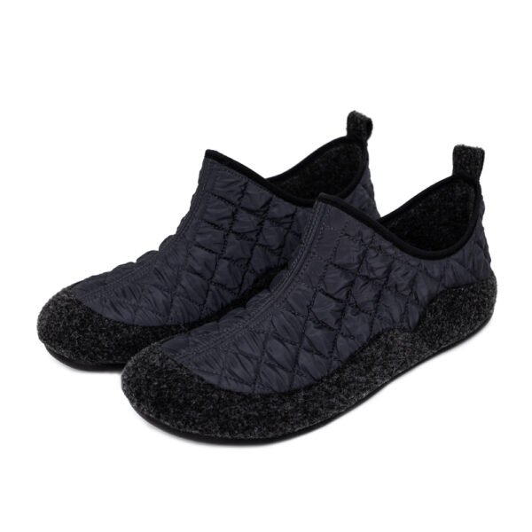 Mide mens' slippers by Snugtoes, charcoal.