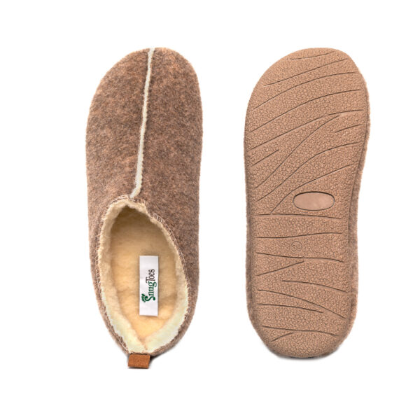 Yofi womens' slippers, colour beige.